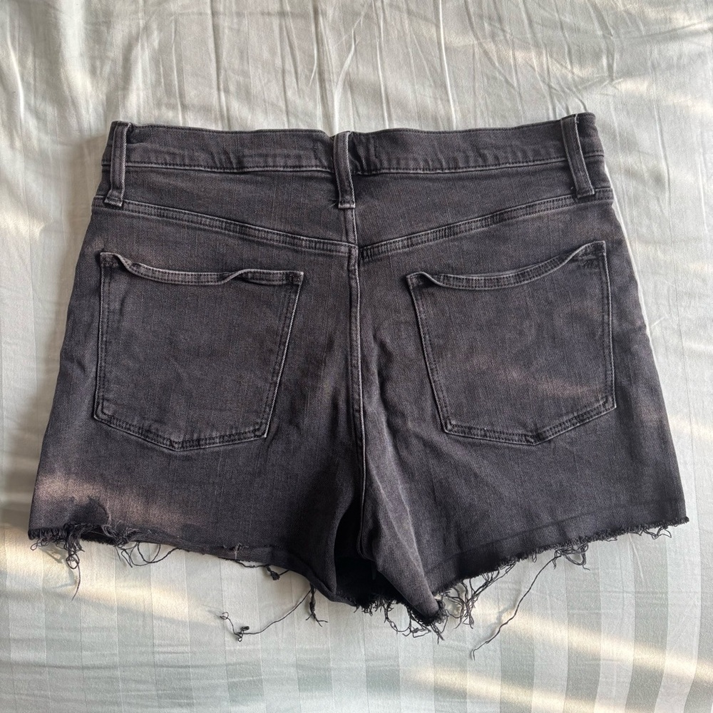 Madewell Black Denim Shorts - Picture 2 of 5